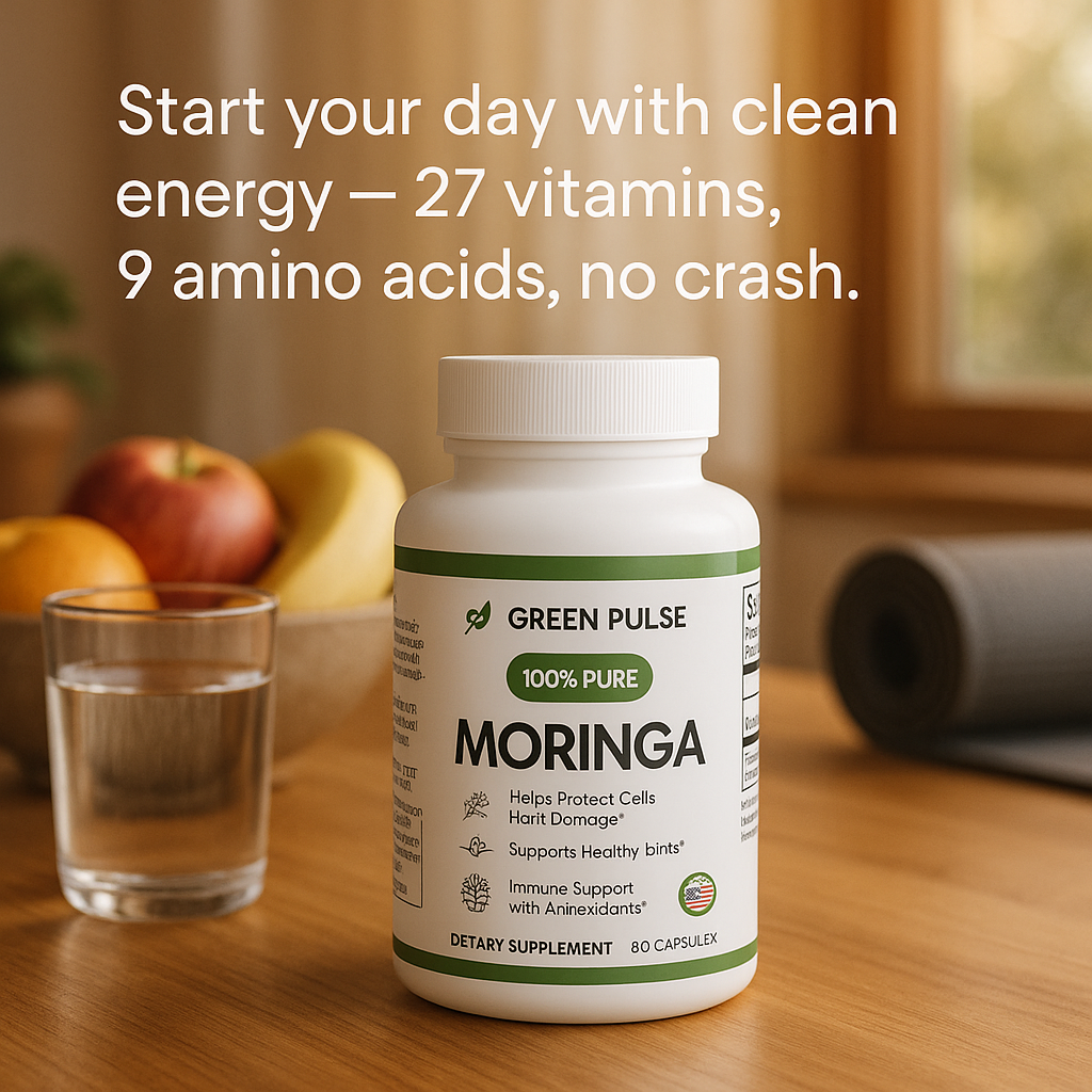 Feel 15 Years Younger in One Week Starting Today with 100% Pure Moringa