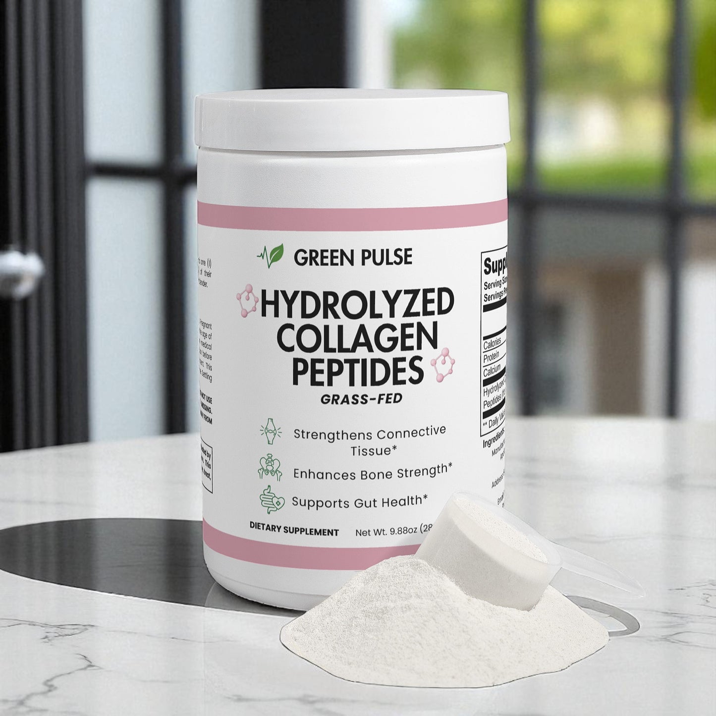 Strengthen Skin, Hair, and Joints in 2 Weeks with Grass-Fed Hydrolyzed Collagen Peptides Powder