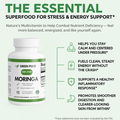 Feel 15 Years Younger in One Week Starting Today with 100% Pure Moringa